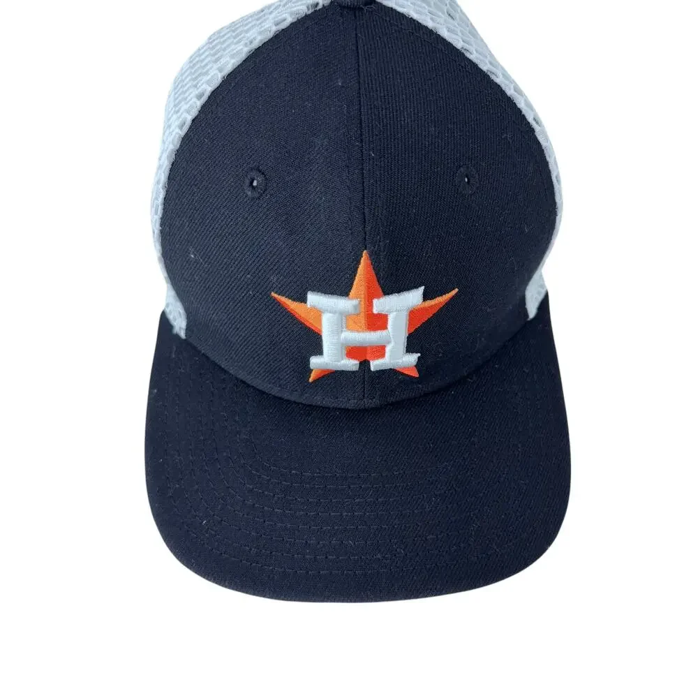 MLB Houston Astros New Era 9Fifty Trucker‎ Hat Mens OSFM Blue White Cap